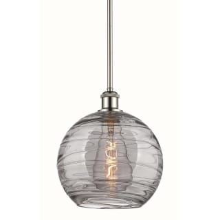 A thumbnail of the Innovations Lighting 516-1S-12-10 Athens Deco Swirl Pendant Polished Nickel / Light Smoke Deco Swirl