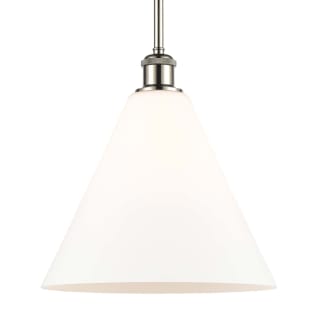 A thumbnail of the Innovations Lighting 516-1S-13-12 Berkshire Pendant Polished Nickel / Matte White