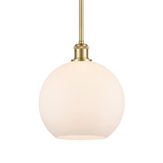 A thumbnail of the Innovations Lighting 516-1S-13-10 Athens Pendant Matte White / Satin Gold