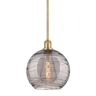 A thumbnail of the Innovations Lighting 516-1S-12-10 Athens Deco Swirl Pendant Satin Gold / Light Smoke Deco Swirl