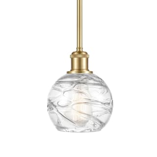 A thumbnail of the Innovations Lighting 516-1S-8-6 Athens Pendant Clear Deco Swirl / Satin Gold