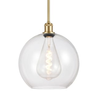 A thumbnail of the Innovations Lighting 516-1S-14-12 Athens Pendant Satin Gold / Clear