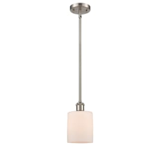 A thumbnail of the Innovations Lighting 516-1S Cobbleskill Brushed Satin Nickel / Matte White