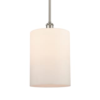 A thumbnail of the Innovations Lighting 516-1S-14-9-L Cobbleskill Pendant Matte White / Brushed Satin Nickel