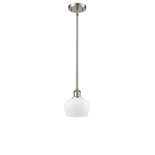 A thumbnail of the Innovations Lighting 516-1S Fenton Brushed Satin Nickel / Matte White