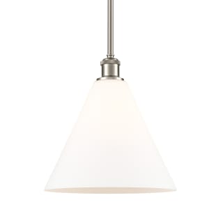 A thumbnail of the Innovations Lighting 516-1S-13-12 Berkshire Pendant Brushed Satin Nickel / Matte White