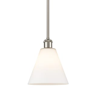 A thumbnail of the Innovations Lighting 516-1S-10-8 Berkshire Pendant Brushed Satin Nickel / Matte White