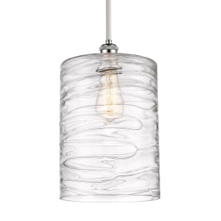 A thumbnail of the Innovations Lighting 516-1S-14-9-L Cobbleskill Pendant Deco Swirl / White and Polished Chrome