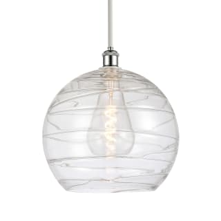 A thumbnail of the Innovations Lighting 516-1S-15-14 Athens Pendant White and Polished Chrome / Clear Deco Swirl