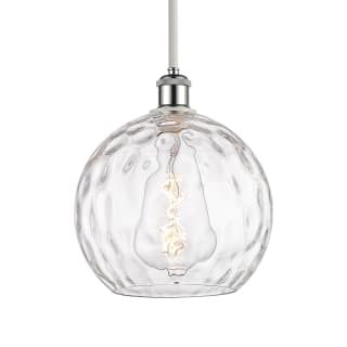 A thumbnail of the Innovations Lighting 516-1S-13-10 Athens Pendant White and Polished Chrome / Clear Water Glass