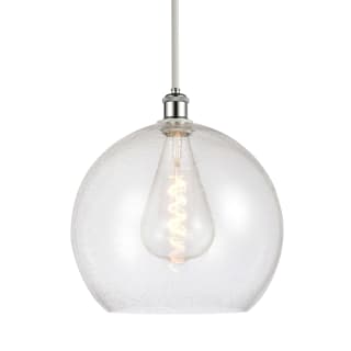 A thumbnail of the Innovations Lighting 516-1S-16-14 Athens Pendant White and Polished Chrome / Seedy