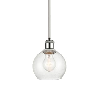 A thumbnail of the Innovations Lighting 516-1S-8-6 Athens Pendant White and Polished Chrome / Seedy