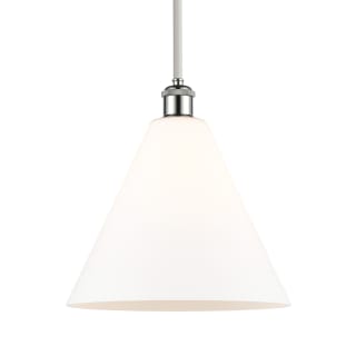 A thumbnail of the Innovations Lighting 516-1S-13-12 Berkshire Pendant White and Polished Chrome / Matte White