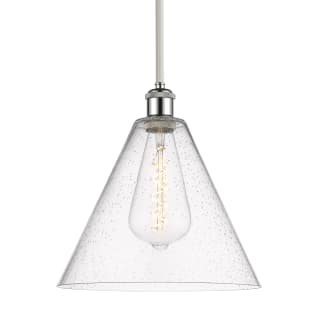 A thumbnail of the Innovations Lighting 516-1S-13-12 Berkshire Pendant White and Polished Chrome / Seedy