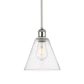 A thumbnail of the Innovations Lighting 516-1S-10-8 Berkshire Pendant White and Polished Chrome / Seedy