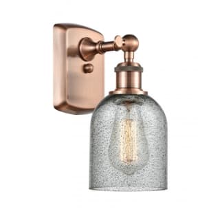 A thumbnail of the Innovations Lighting 516-1W Caledonia Antique Copper / Charcoal