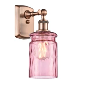 A thumbnail of the Innovations Lighting 516-1W Candor Antique Copper / Sweet Lilac Waterglass