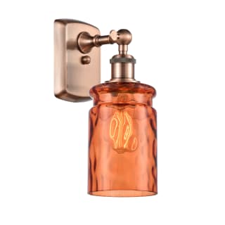 A thumbnail of the Innovations Lighting 516-1W Candor Antique Copper / Turmeric Waterglass