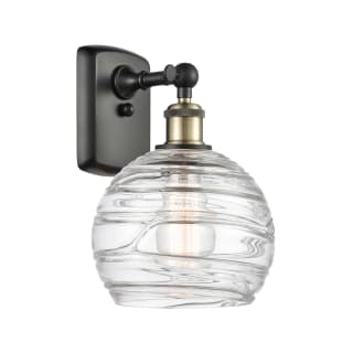 A thumbnail of the Innovations Lighting 516-1W Deco Swirl Black Antique Brass / Clear