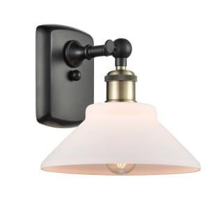 A thumbnail of the Innovations Lighting 516-1W Orwell Black Antique Brass / Matte White