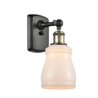 A thumbnail of the Innovations Lighting 516-1W Ellery Black Antique Brass / White
