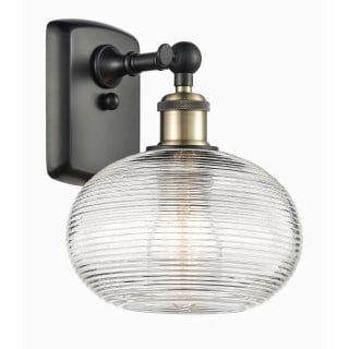 A thumbnail of the Innovations Lighting 516-1W-10-8 Ithaca Sconce Black Antique Brass / Clear Ithaca