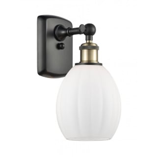 A thumbnail of the Innovations Lighting 516-1W Eaton Black Antique Brass / Matte White