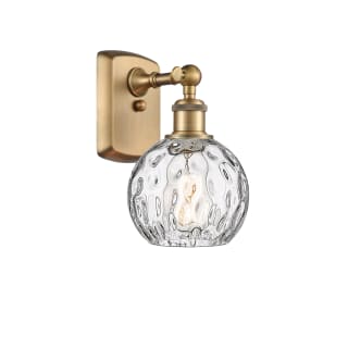 A thumbnail of the Innovations Lighting 516-1W-11-6 Athens Sconce Brushed Brass / Clear Water Glass