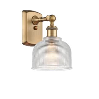 A thumbnail of the Innovations Lighting 516-1W Dayton Brushed Brass / Clear