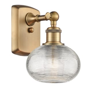 A thumbnail of the Innovations Lighting 516-1W-8-6 Ithaca Sconce Brushed Brass / Clear Ithaca