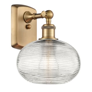 A thumbnail of the Innovations Lighting 516-1W-10-8 Ithaca Sconce Brushed Brass / Clear Ithaca