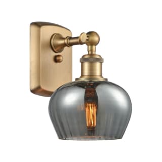 A thumbnail of the Innovations Lighting 516-1W Fenton Brushed Brass / Plated Smoke