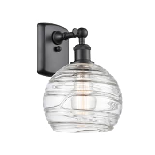 A thumbnail of the Innovations Lighting 516-1W Deco Swirl Matte Black / Clear