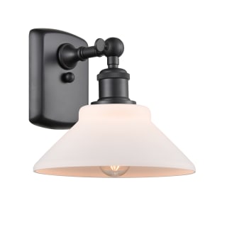 A thumbnail of the Innovations Lighting 516-1W Orwell Matte Black / Matte White