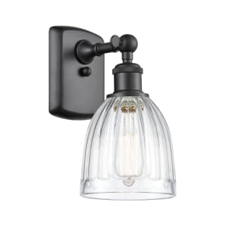A thumbnail of the Innovations Lighting 516-1W Brookfield Matte Black / Clear