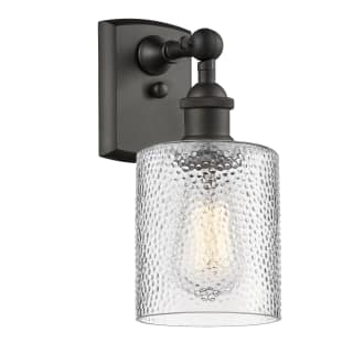A thumbnail of the Innovations Lighting 516-1W Cobleskill Oiled Rubbed Bronze / Clear Ripple