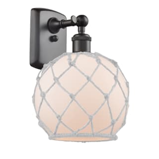 A thumbnail of the Innovations Lighting 516-1W Farmhouse Rope Oil Rubbed Bronze / White