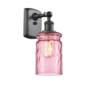 A thumbnail of the Innovations Lighting 516-1W Candor Oil Rubbed Bronze / Sweet Lilac Waterglass