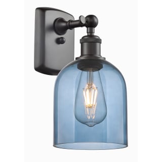 A thumbnail of the Innovations Lighting 516-1W-11-6 Bella Sconce Oil Rubbed Bronze / Princess Blue