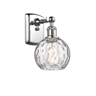 A thumbnail of the Innovations Lighting 516-1W-11-6 Athens Sconce Polished Chrome / Clear Water Glass