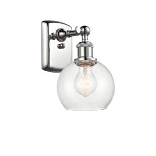 A thumbnail of the Innovations Lighting 516-1W-9-6 Athens Sconce Polished Chrome / Seedy