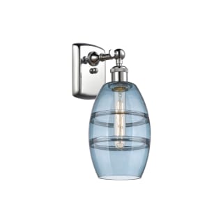 A thumbnail of the Innovations Lighting 516-1W-10-6 Vaz Sconce Polished Chrome / Princess Blue