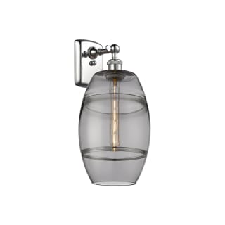 A thumbnail of the Innovations Lighting 516-1W-11-8 Vaz Sconce Polished Chrome / Light Smoke