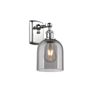 A thumbnail of the Innovations Lighting 516-1W-11-6 Bella Sconce Polished Chrome / Light Smoke