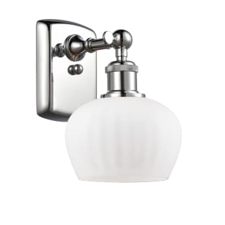 A thumbnail of the Innovations Lighting 516-1W Fenton Polished Chrome / Matte White