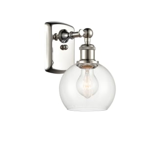 A thumbnail of the Innovations Lighting 516-1W-9-6 Athens Sconce Polished Nickel / Clear