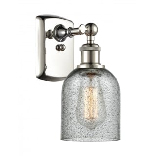 A thumbnail of the Innovations Lighting 516-1W Caledonia Polished Nickel / Charcoal