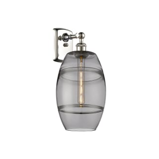 A thumbnail of the Innovations Lighting 516-1W-11-8 Vaz Sconce Polished Nickel / Light Smoke