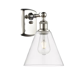 A thumbnail of the Innovations Lighting 516-1W-11-8 Berkshire Sconce Polished Nickel / Clear