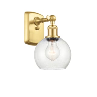 A thumbnail of the Innovations Lighting 516-1W-10-6 Athens Sconce Satin Gold / Seedy